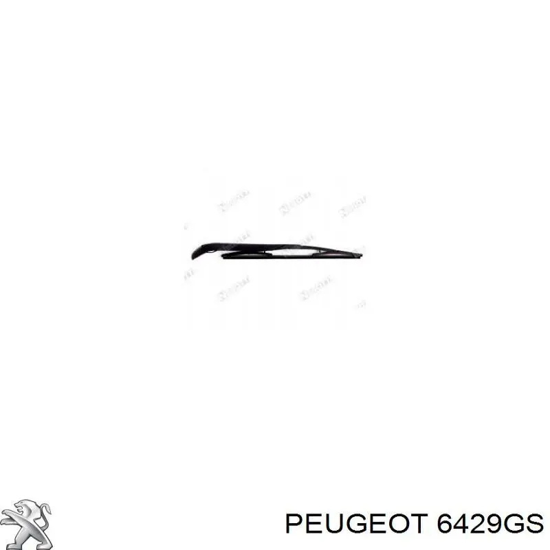 6429GS Peugeot/Citroen brazo del limpiaparabrisas, trasero