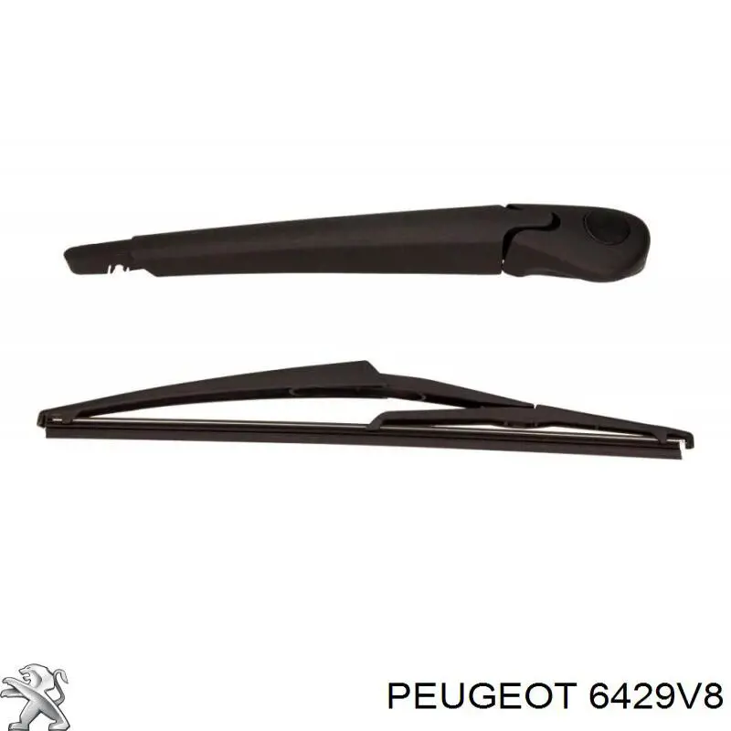Brazo del limpiaparabrisas, trasero 68032 Metalcaucho