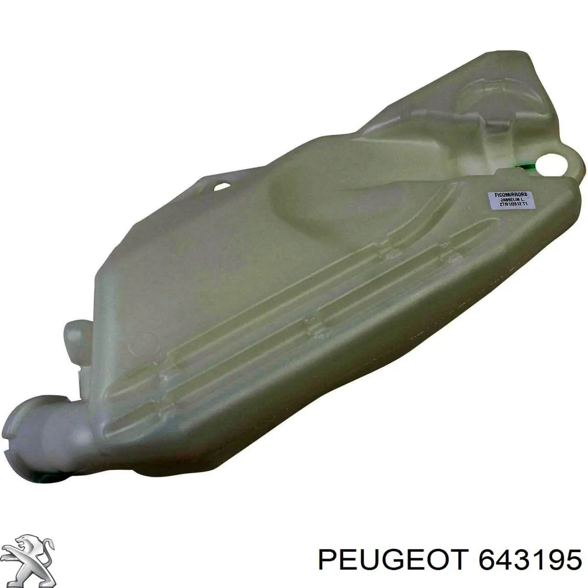 643195 Peugeot/Citroen depósito de agua del limpiaparabrisas