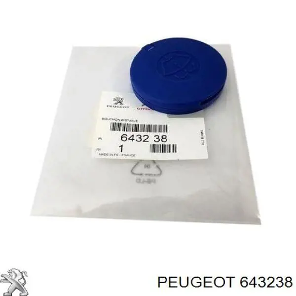 Comprar 643238 Peugeot/Citroen Tapa de depósito de limpiaparabrisas