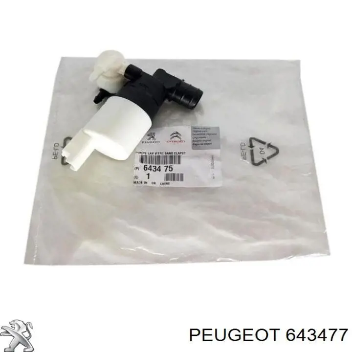 643477 Peugeot/Citroen Bomba-motor de lavafaros