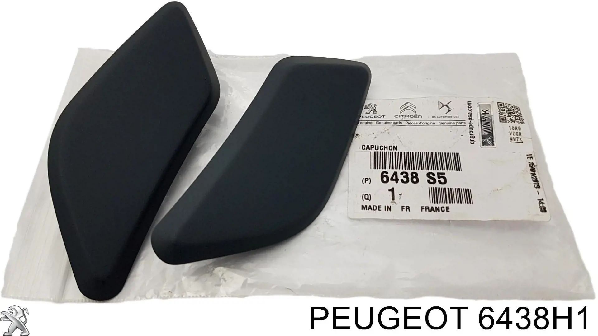 Comprar 6438H1 Peugeot/Citroen Tapa de la boquilla del lavafaros delantero