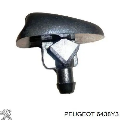 Boquilla del lavaparabrisas Peugeot/Citroen 6438Y3 precio, desde 7,95 EUR