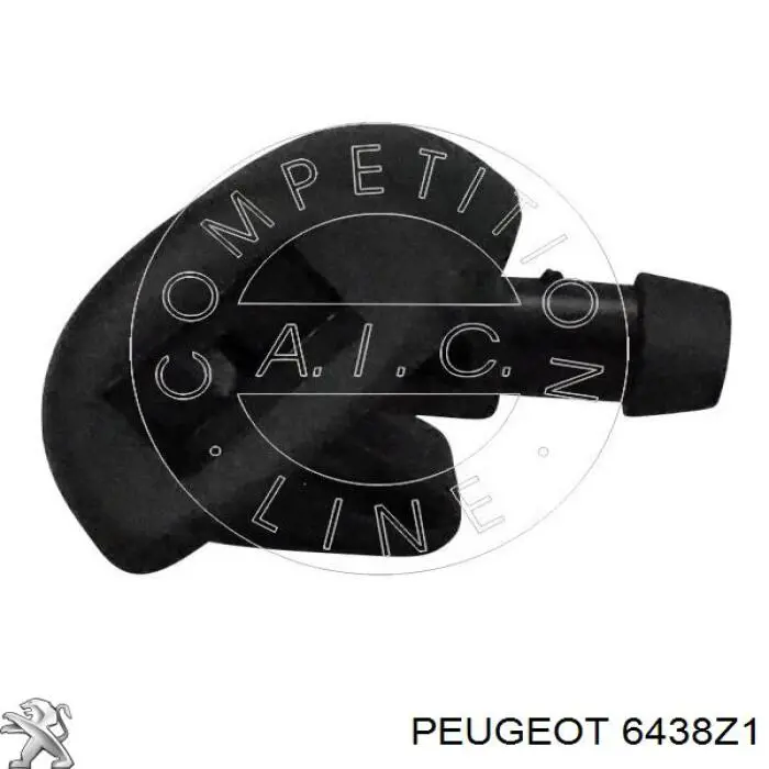 Comprar 6438Z1 Peugeot/Citroen Boquilla del lavaparabrisas