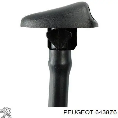 Boquilla del lavaparabrisas Peugeot/Citroen 6438Z6