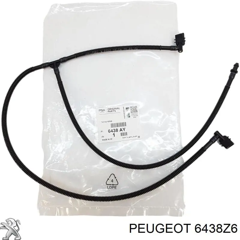 Boquilla del lavaparabrisas Peugeot/Citroen 6438Z6 precio, desde 17,12 EUR