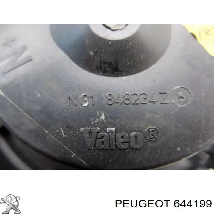644199 Peugeot/Citroen Ventilador de habitáculo
