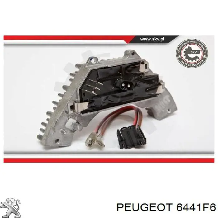 6441F6 Peugeot/Citroen resistencia de calefacción