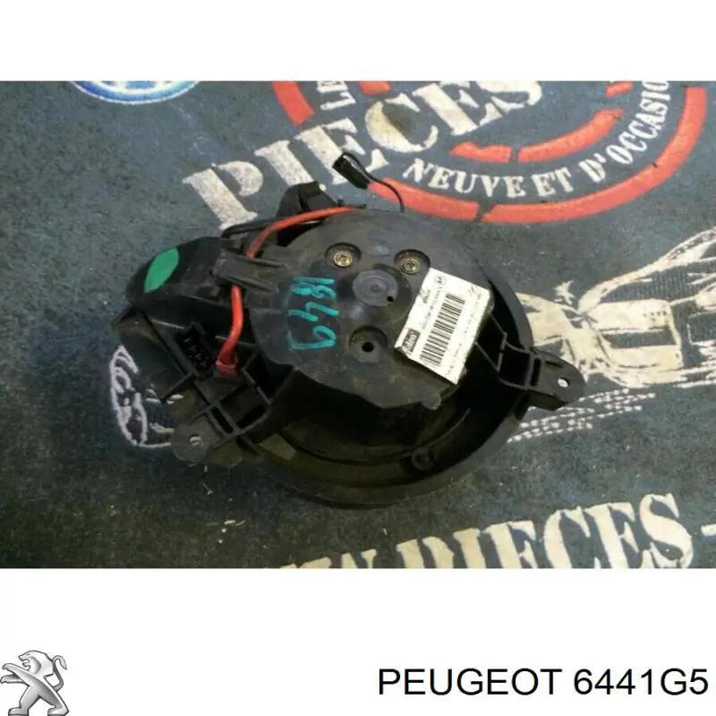 6441G5 Peugeot/Citroen motor eléctrico, ventilador habitáculo