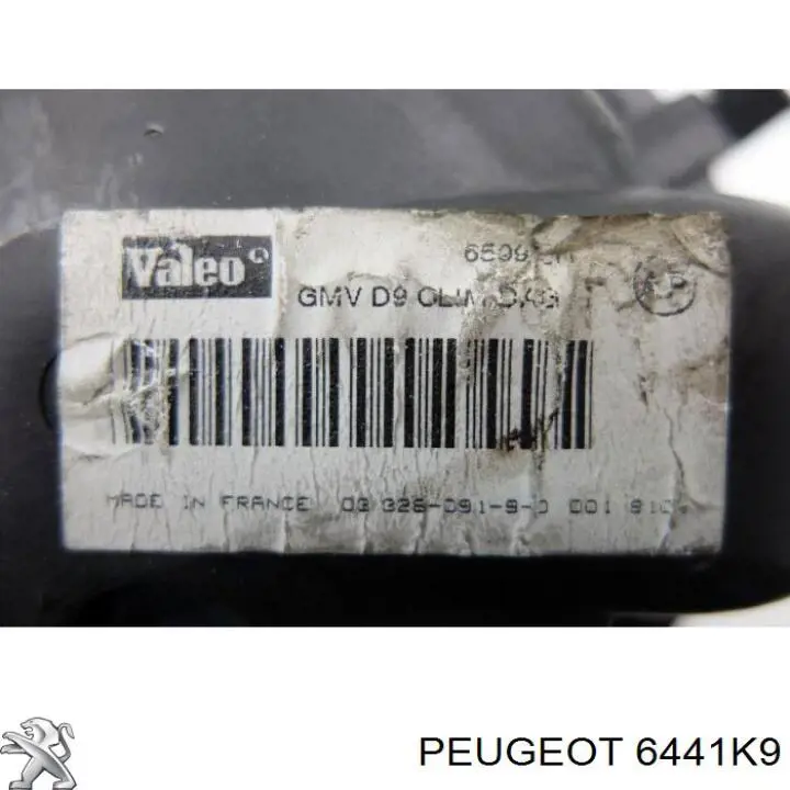 6441K9 Peugeot/Citroen Ventilador de habitáculo