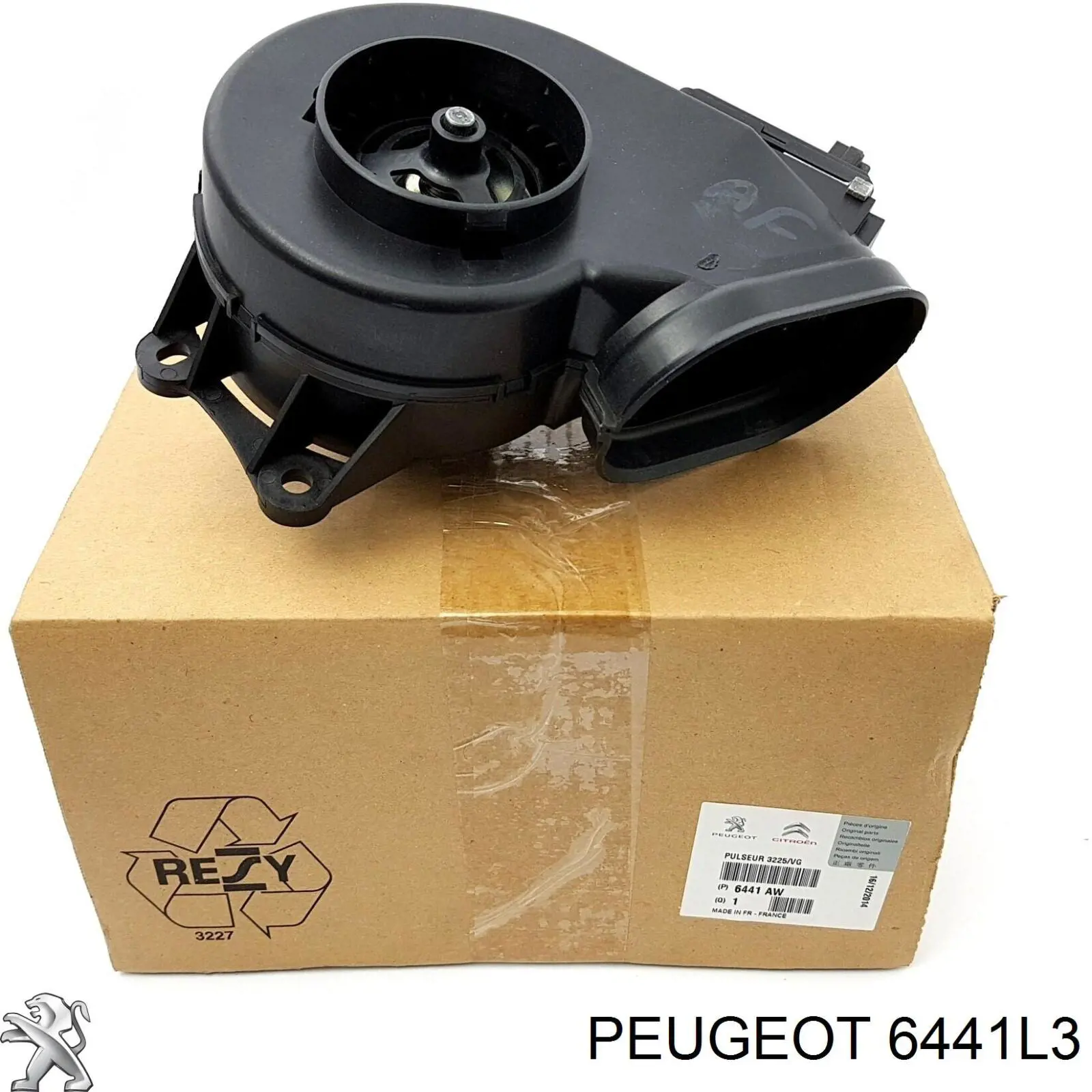 6441L3 Peugeot/Citroen motor eléctrico, ventilador habitáculo