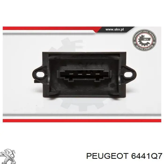 6441Q7 Peugeot/Citroen resistencia de calefacción