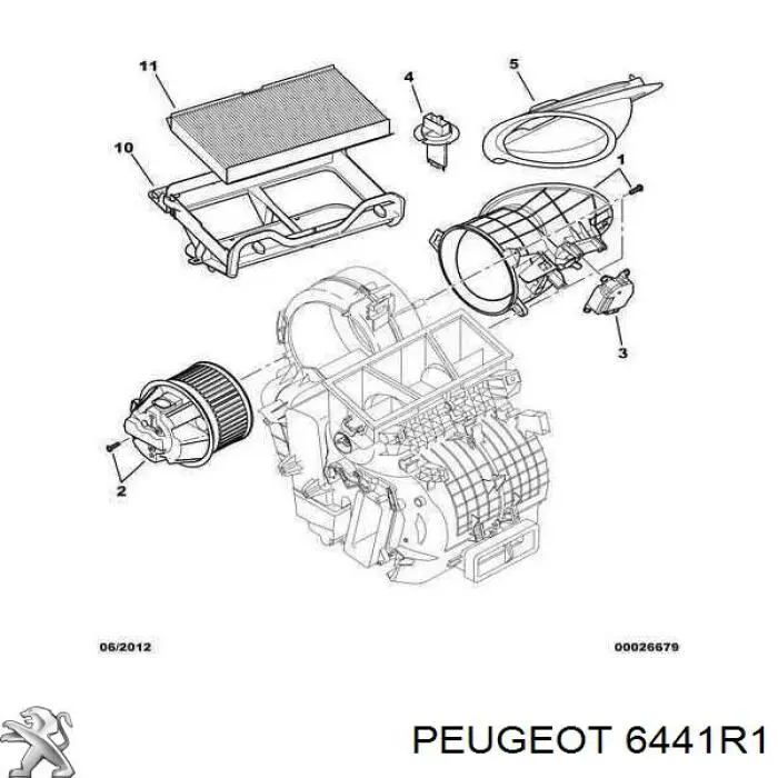 6441R1 Peugeot/Citroen