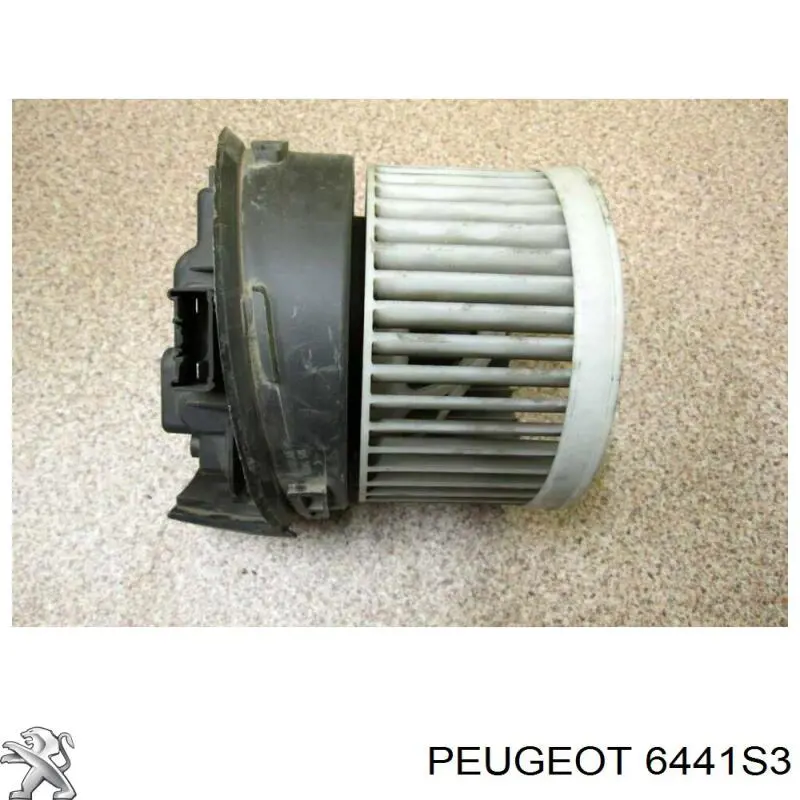 6441S3 Peugeot/Citroen conjunto carcasa de ventilador de la estufa (calentador interno)