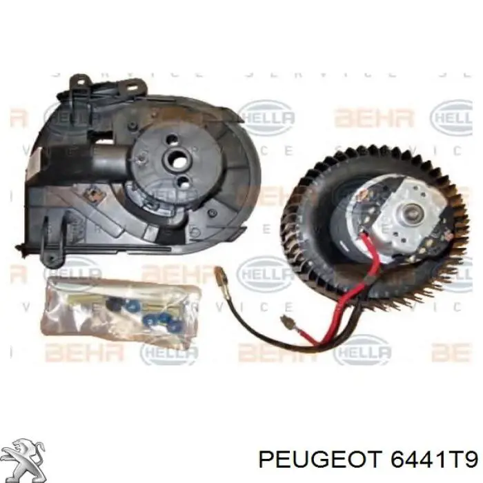 Ventilador de calefacción Peugeot/Citroen 6441T9 precio, desde 67,50 EUR
