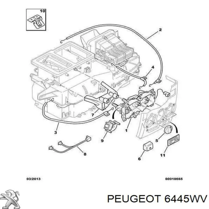 6445WV Peugeot/Citroen