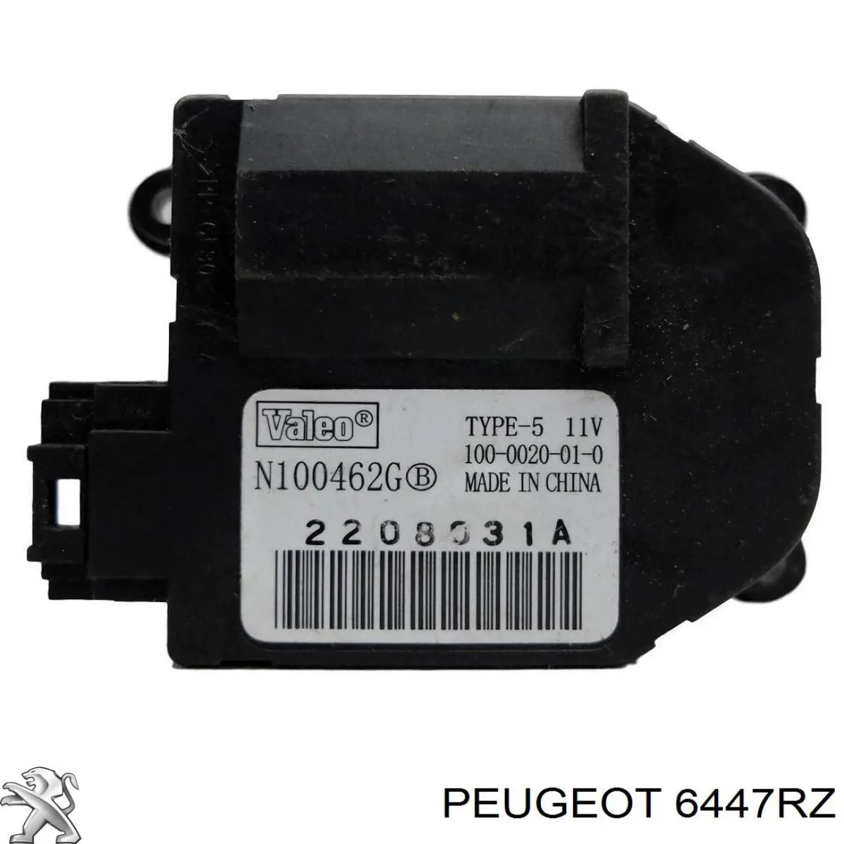 Motor de recirculación de aire Peugeot/Citroen 00006447RZ