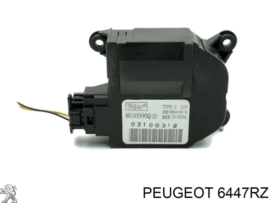 00006447RZ Peugeot/Citroen Motor de recirculación de aire