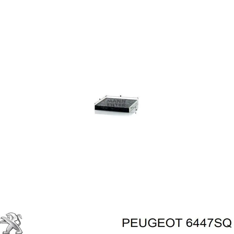 6447SQ Peugeot/Citroen filtro habitáculo