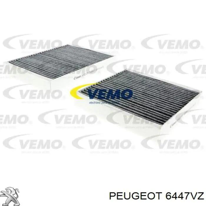 6447VZ Peugeot/Citroen filtro habitáculo