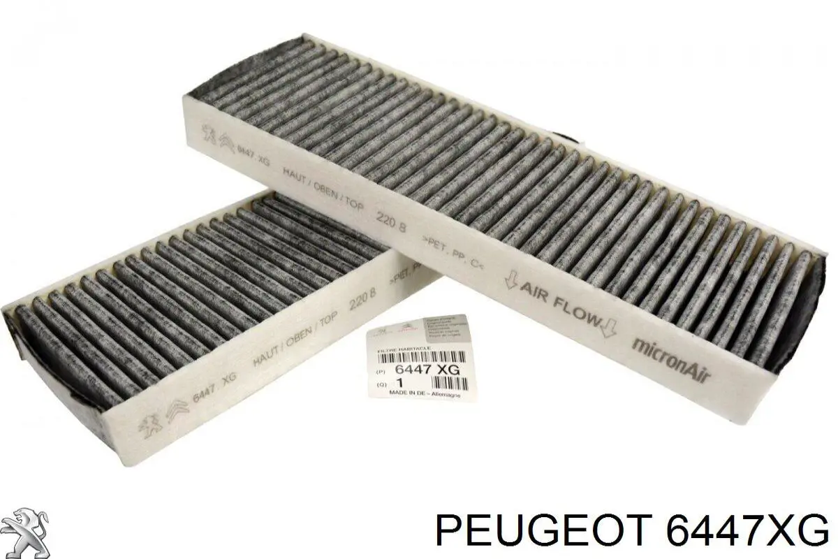 Filtro de habitáculo 6447XG Peugeot/Citroen