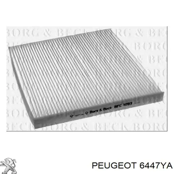Comprar 6447YA Peugeot/Citroen Filtro de aire del habitáculo