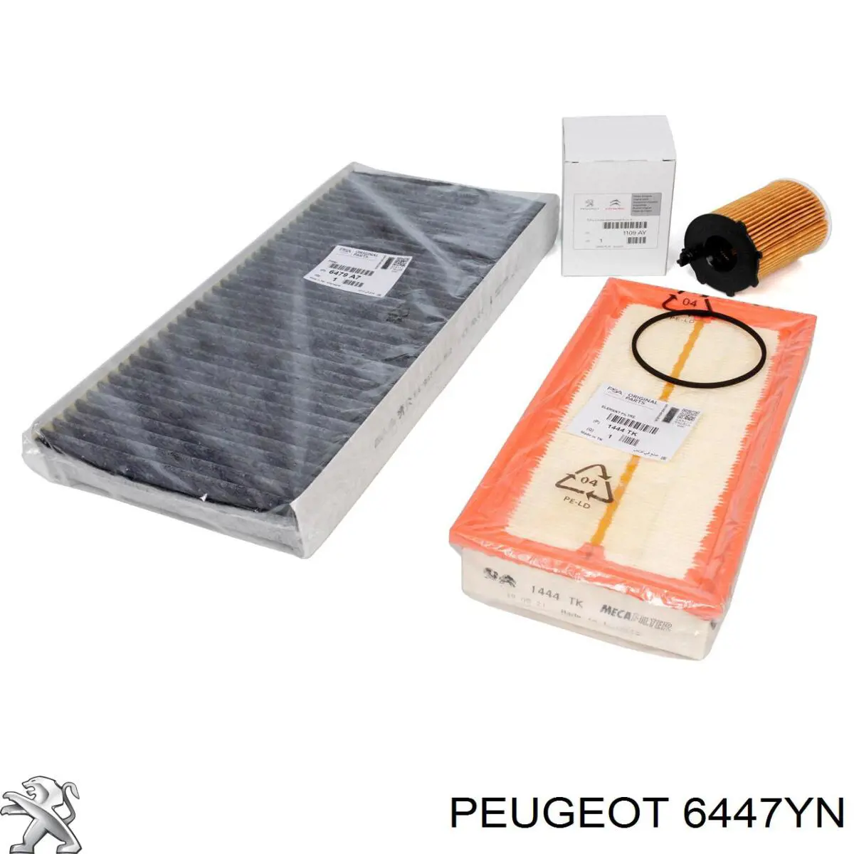 Filtro de cabina Peugeot/Citroen 6447YN precio, desde 11,34 EUR