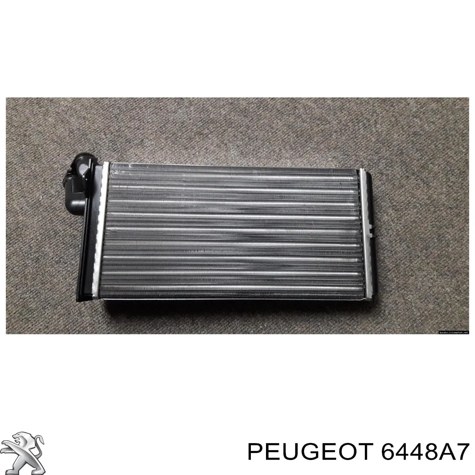 Comprar 6448A7 Peugeot/Citroen Radiador calefacción