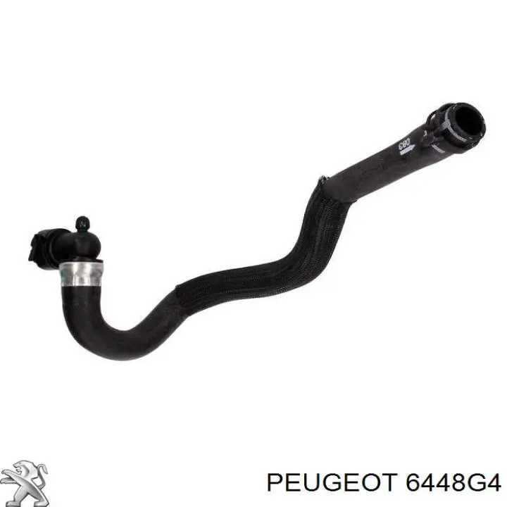 6448G4 Peugeot/Citroen Manguera doble del radiador de la calefacción