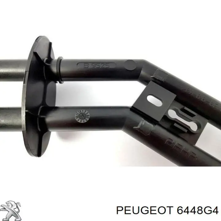 Manguera doble del radiador de la calefacción 6448G4 Peugeot/Citroen