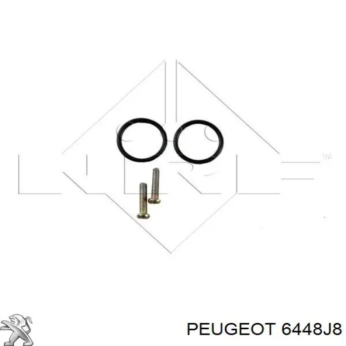 6448J8 Peugeot/Citroen radiador de calefacción