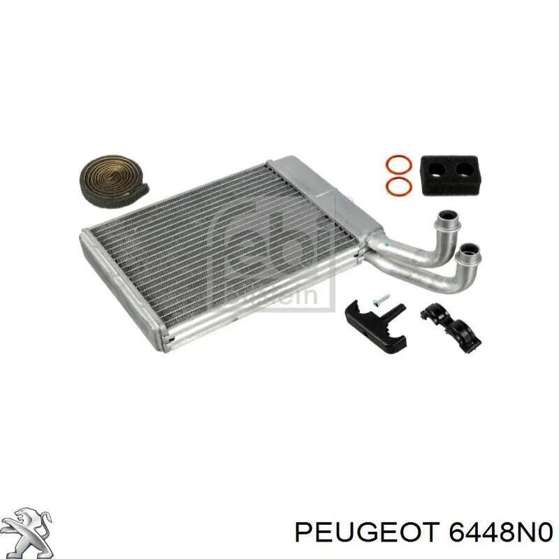 Radiador de calefacción Peugeot/Citroen 6448N0 precio, desde 76,96 EUR