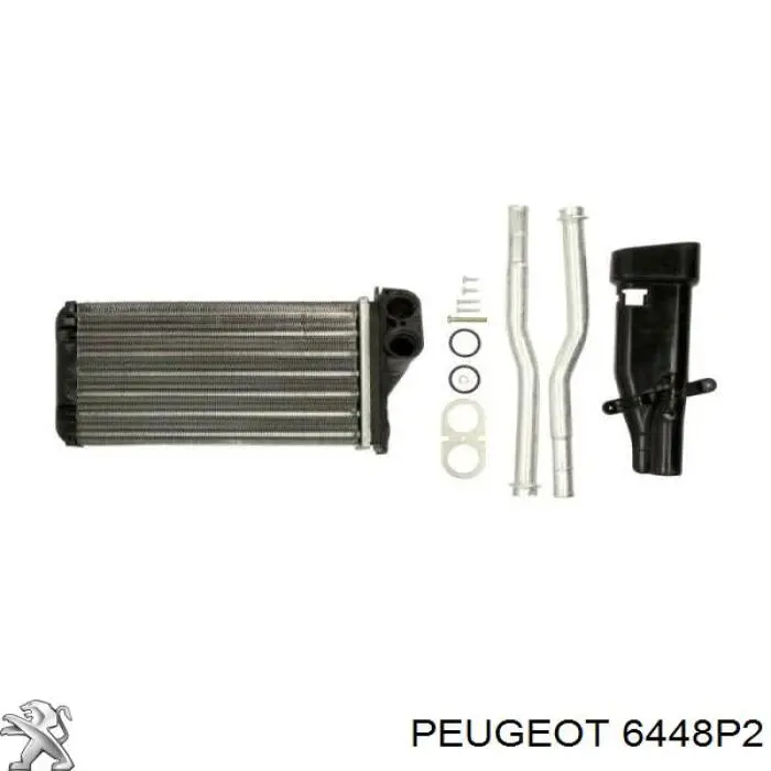 6448P2 Peugeot/Citroen radiador calefacción