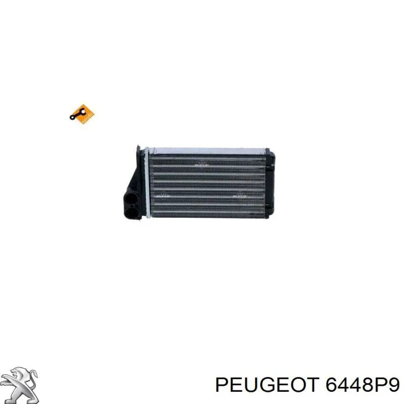 6448P9 Peugeot/Citroen radiador de calefacción