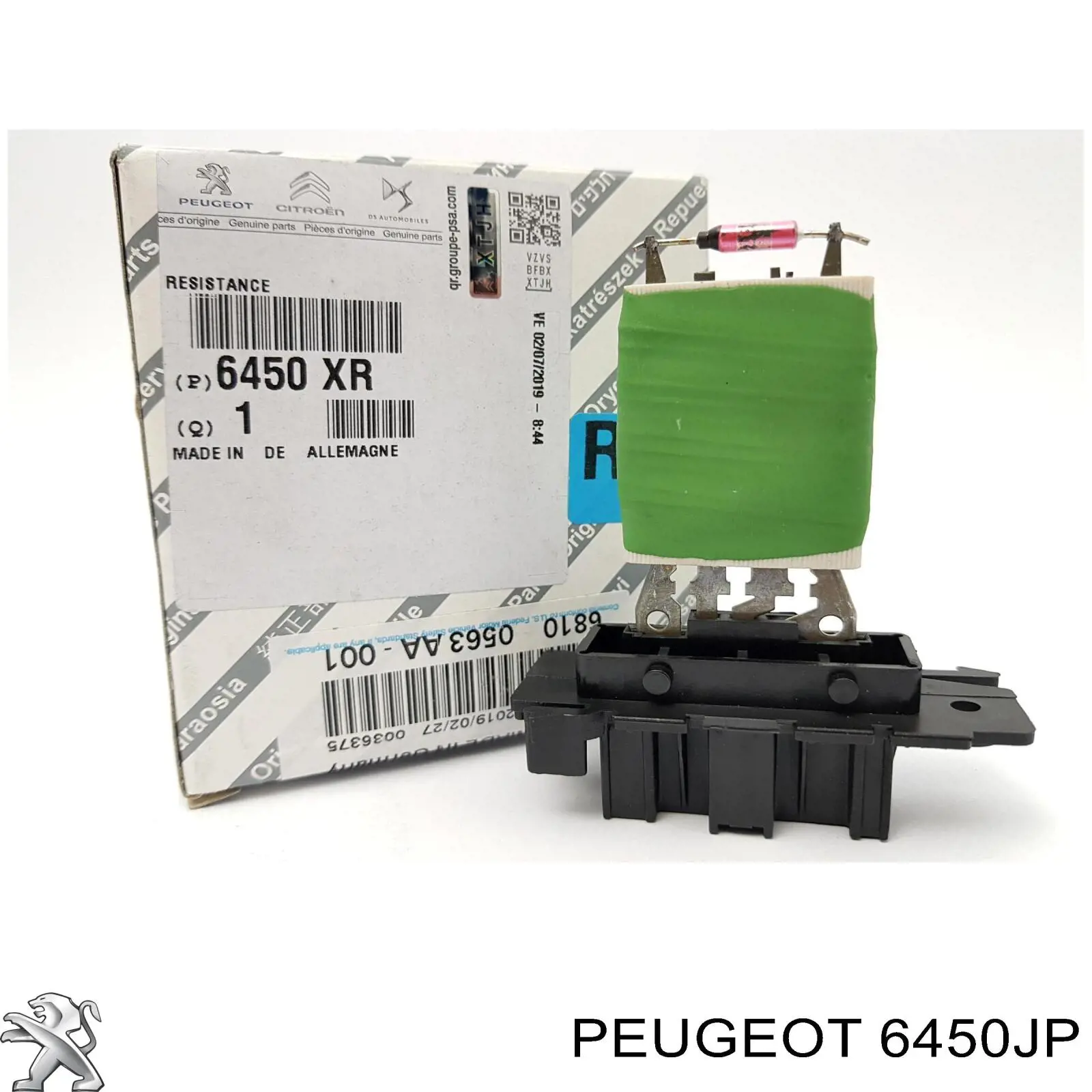 Resistencia de calefacción 6450JP Peugeot/Citroen