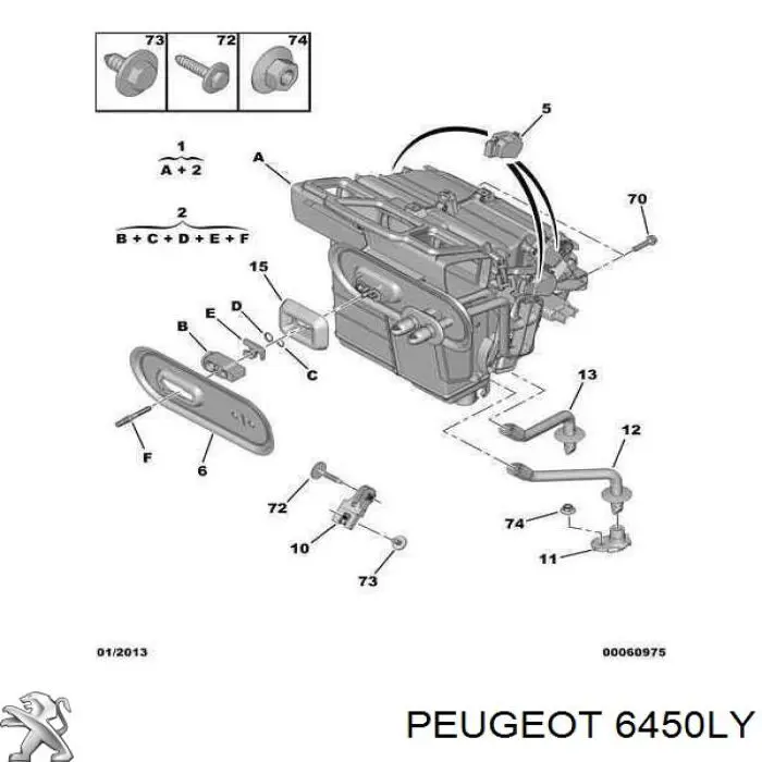 6450LY Peugeot/Citroen 