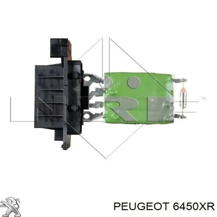 6450XR Peugeot/Citroen resistencia de calefacción