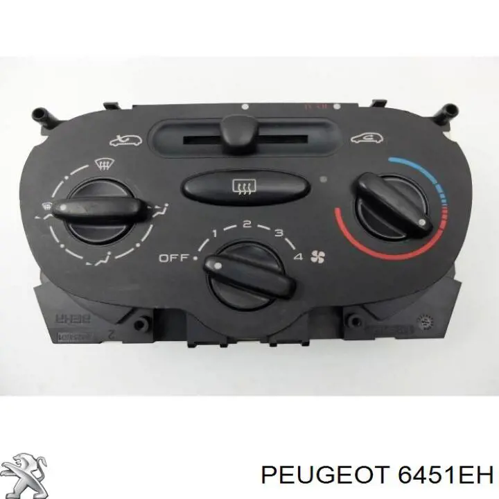 Elemento de control aire acondicionado Peugeot/Citroen 6451EH