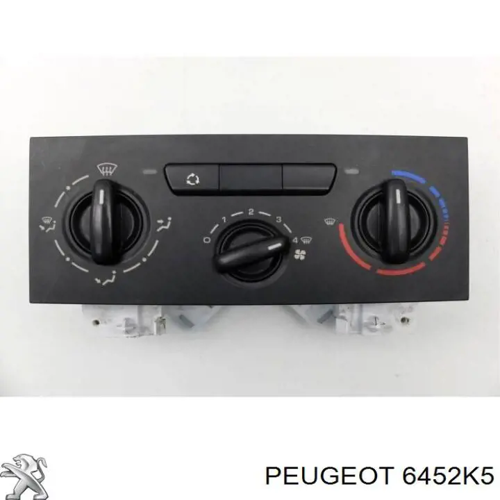 6452K5 Peugeot/Citroen unidad de control, calefacción/ventilacion