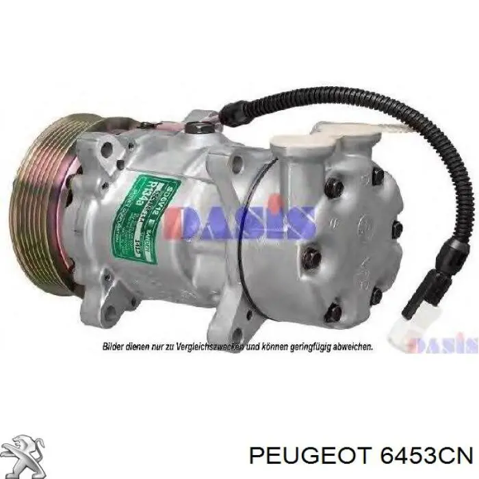 6453CN Peugeot/Citroen compresor de aire acondicionado