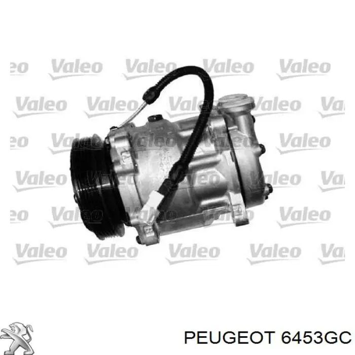 6453GC Peugeot/Citroen compresor de aire acondicionado