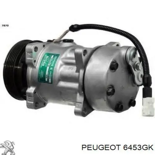 6453GK Peugeot/Citroen compresor de aire acondicionado