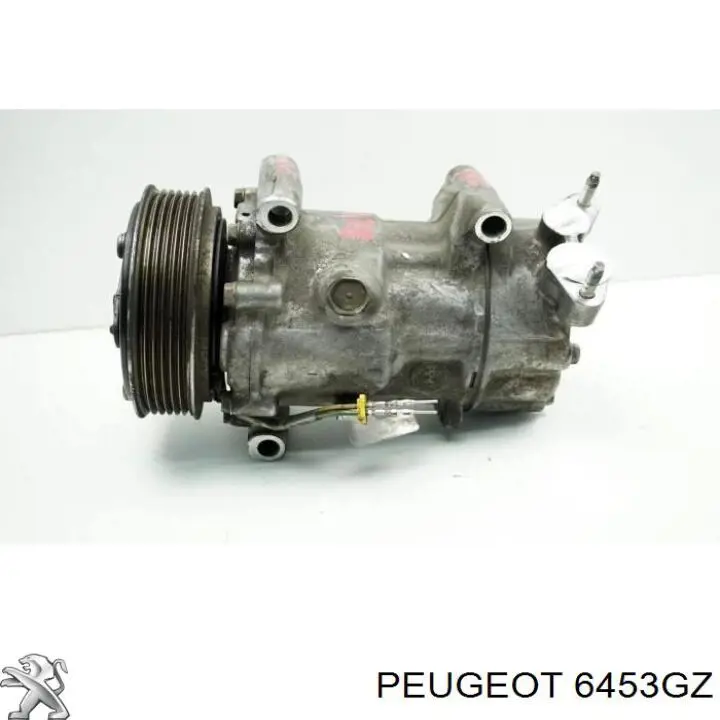 Compresor de aire acondicionado 6453GZ Peugeot/Citroen