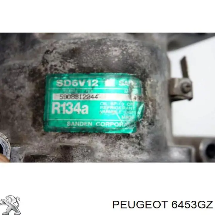 6453GZ Peugeot/Citroen Compresor climatizador