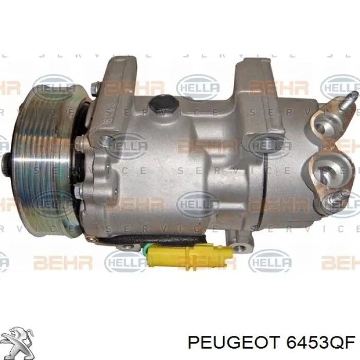 6453QF Peugeot/Citroen Compresor climatizador