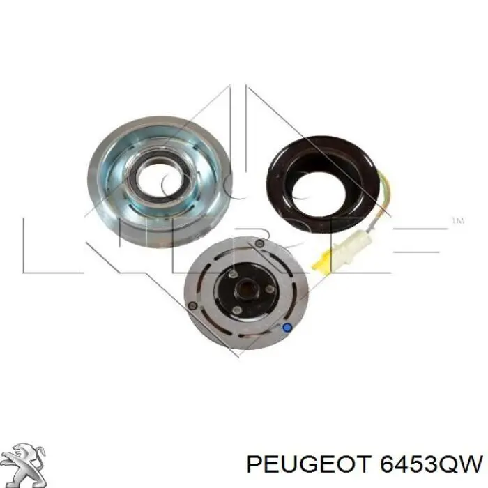 6453QW Peugeot/Citroen compresor de aire acondicionado