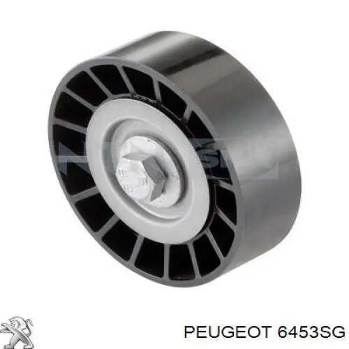 Comprar 6453SG Peugeot/Citroen Polea tensora, correa poli V