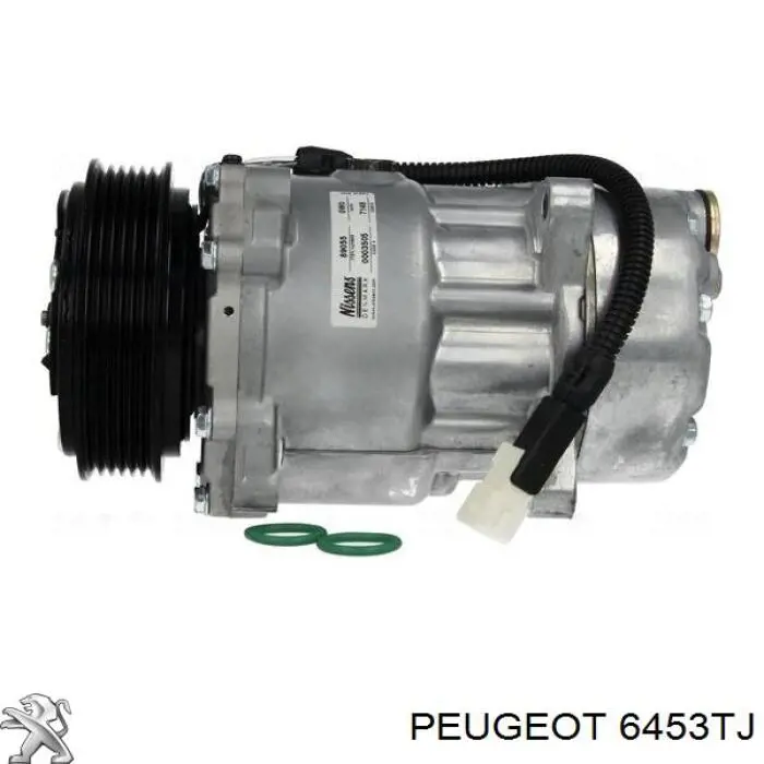 6453TJ Peugeot/Citroen compresor de aire acondicionado
