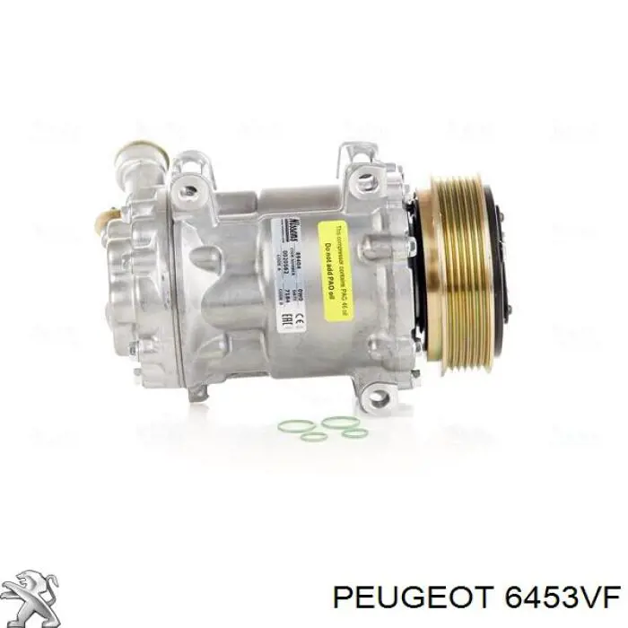 6453VF Peugeot/Citroen compresor de aire acondicionado