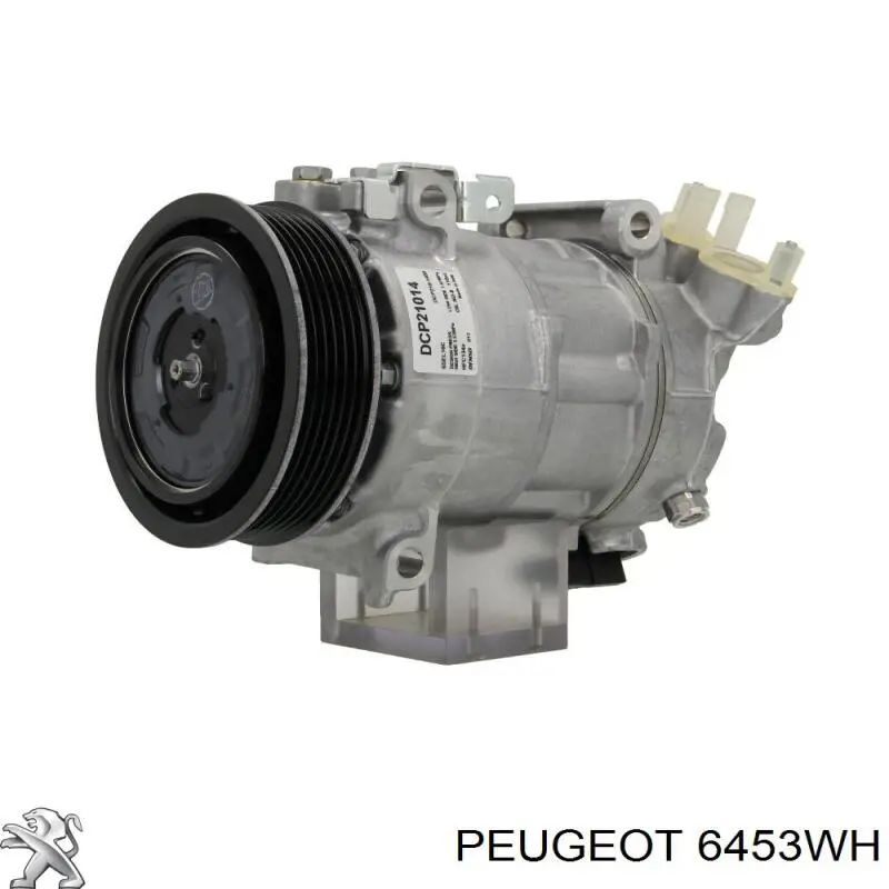 Compresor de aire acondicionado 6453WH Peugeot/Citroen